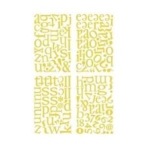   Pantry Die Cut Chip Stickers 4 Sheets Alphabet NAP CHP 2069, 2 Items