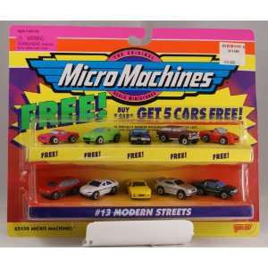  1997 Micro Machines Bonus Pack #13 Modern Streets 65100 