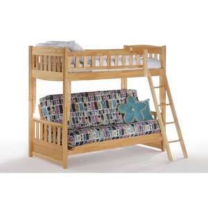 Night & Day Cinnamon Futon Bunk Bed in Natural