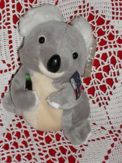COCA COLA plush QUALA AUSTRALIA Koala Bear w/Tag COKE  