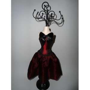  Mannequin Jewelry Stand (Red Dress)