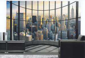Deco Wall Fototapete new york Officeview 2,54 x 3,66 m  
