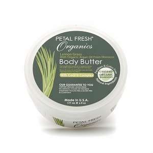    Petal Fresh Organics Body Butter, Lemongrass, 6 fl oz Beauty