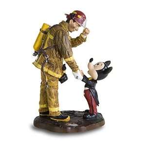 Disney World Mickey Mouse Fireman Firefighter Figurine:  