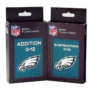  NFL Philadelphia Eagles Addtion and Subtraction Flash Card 