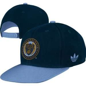 Philadelphia Union Navy adidas Flat Brim Snapback Adjustable Hat