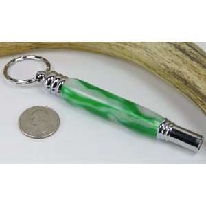  Shamrock Acrylic Secret Compartment Whistle With a Chrome 