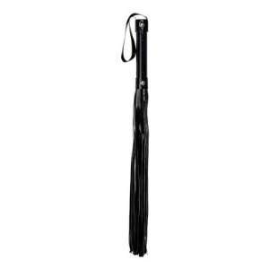  Shots Toys   Ouch Whip PVC Black