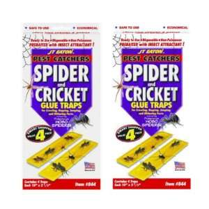  JT Eaton 844 Spider and Cricket Glue Trap, 8 pcs 