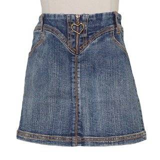 Lipstik Toddler Girls Blue Denim Iridescent Sequin Short Skirt 2T 14