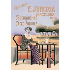   Juncosa Chocolate and Cocoa 12x18 Giclee on canvas