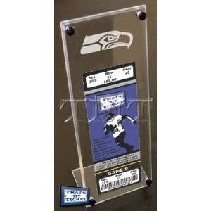  Seattle Seahawks Engraved Ticket Stand