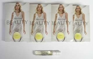 Calvin Klein Beauty Women EDP .04oz Spray Sample x4  