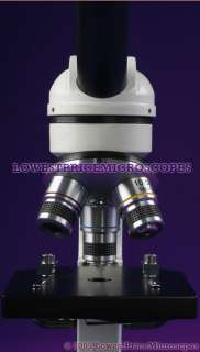 Compound light microscope for use with viewing biological specimens on 