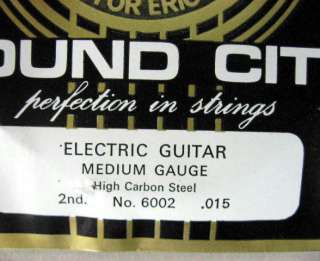 Eric Clapton 1970s Sound City Guitar 2nd String #315  