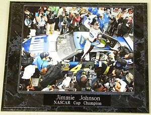 Jimmie Johnson 13x10.5 NASCAR Cup Champion Plaque  