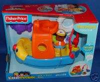 Fisher Price Little People sail n float boat bath NEW  