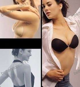 New Lycra Invisible Self Adhesive Strapless Breast Bra 2 colors  