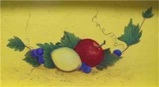 Hand Painted Wooden Tole Serving Tray  