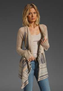 FREE PEOPLE Cozy Kisses Cardigan in Natural Combo  