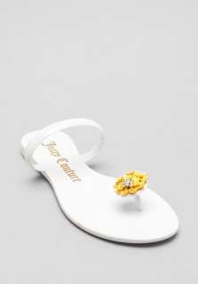 JUICY COUTURE Flora Jelly Sandal in White  