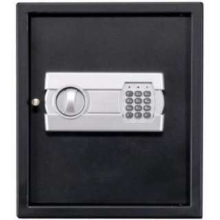  On Personal Drawer/Wall Safe With Electronic Lock 1 Shelf   Black 