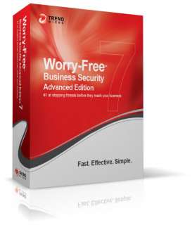 Trend Micro Worry Free Business Security Advanced Version 7.x (5 User 