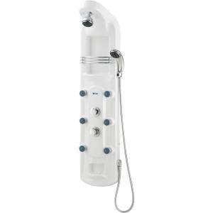 Aston 6 Jet Acrylic Shower System in White SPAP115 at The Home Depot 