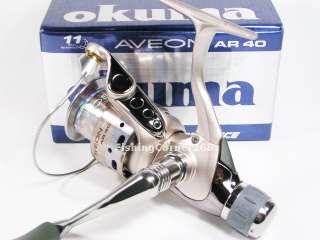 Okuma Aveon AR 40 Spinning Reel Fishing AR40 Free Spool  