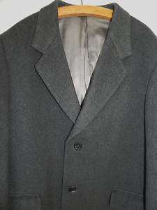 Ashford & Reede England Gray Coat Wool Cashmere 40/42  