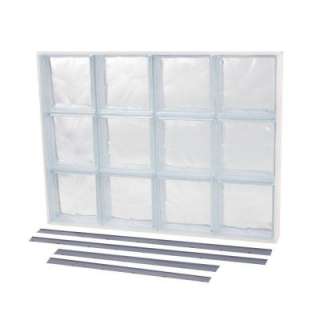   in. Wave Pattern Solid Glass Block Window NU2 3222WS 