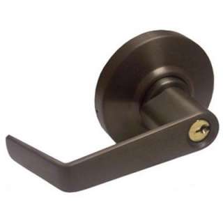 Schlage Saturn Oil Rubbed Bronze Commercial Keyed Entry Lever AL53PD 