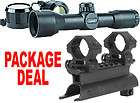 SKS SCOPE PACKAGE 4X32 COMPACT SCOPE MIL DOT RETICLE W/ MOUNT & 1 