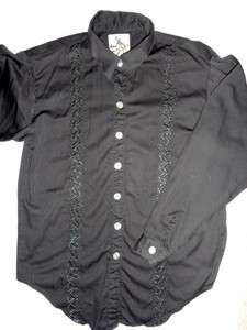   RHiNeSToNeS CouNRTY WeSTeRN BuTToN uP CoLLaR SHiRT S SM SMaLL  