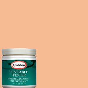 Glidden Premium 8 oz. True Peach Interior Paint Tester GLO14 D8 at 
