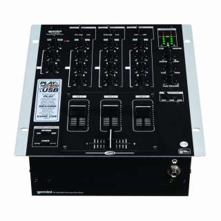   PS 626USB Professional 3 Channel Stereo DJ Mixer w USB Input  
