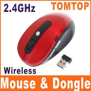 New Wireless Optical Mouse Mice USB Receiver RF 2.4GHz  