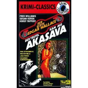 Der Teufel kam aus Akasava [VHS]: Frei Williams, Horst Tappert 