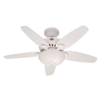 Hunter Stratford 44 in. White Ceiling Fan 28690 at The Home Depot