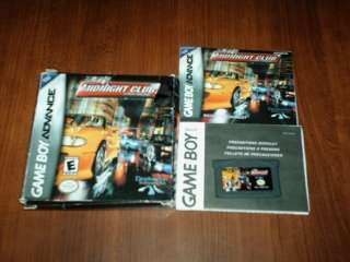   Club: Street Racing Game Boy Advance GBA DS 802068100032  