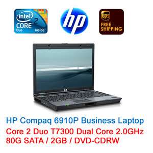 HP Compaq 6910p Business Notebook 14.1, Intel Core2Duo T7300/2GB 