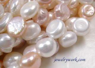 12X10mm AA Grade FW Cultured Pearl Loose Beads  