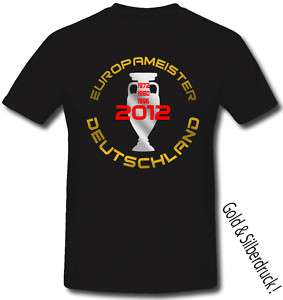 Europameister Deutschland 2012 Fußball Meister T Shirt *911  