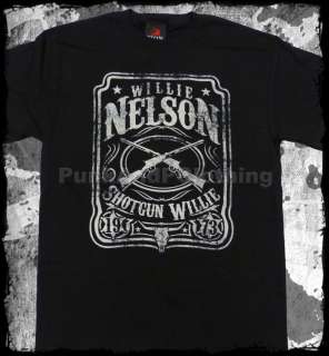 Willie Nelson   Shotgun Willie   official t shirt   FAST SHIPPING 