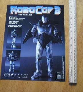 Robocop 3 Horizon vinyl model kit advertising poster 92  