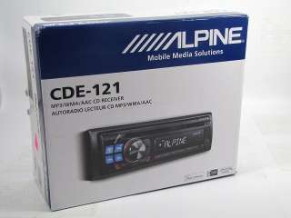 ALPINE CDE 121 Car Audio Stero Radio CD MP3 USB IPOD Player CDE121 