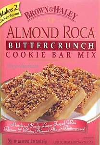   & Haley Almond Roca Buttercrunch Shortbread Cookie Bar Mix  