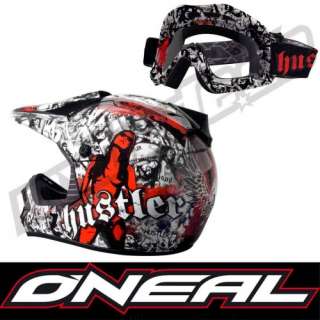 Neal Rockhard Hustler Motocross Helm Größe XL + Blur B1 Hustler 