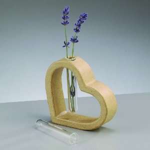 teilige PappArt Vase Herz Rahmen mit Reagenzglas  Küche 