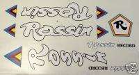 Rossin Record set of decals vintage  